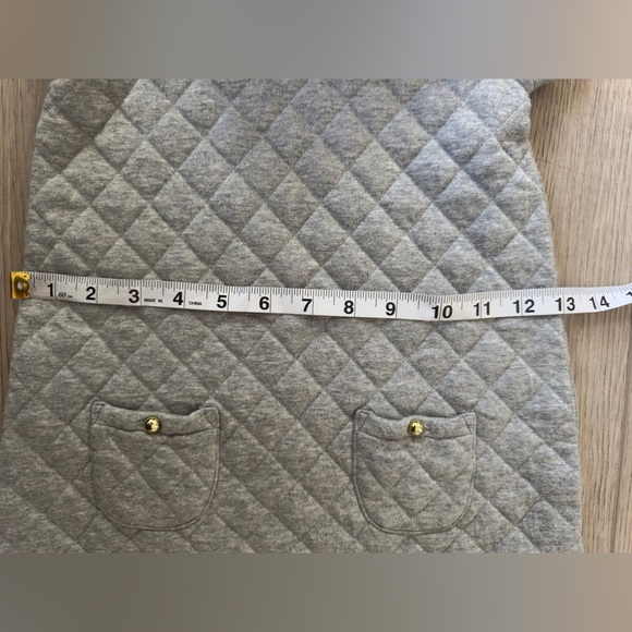 Janie and Jack Gray Dress with Brown Collar 👧🤎 - Picture 4 of 7